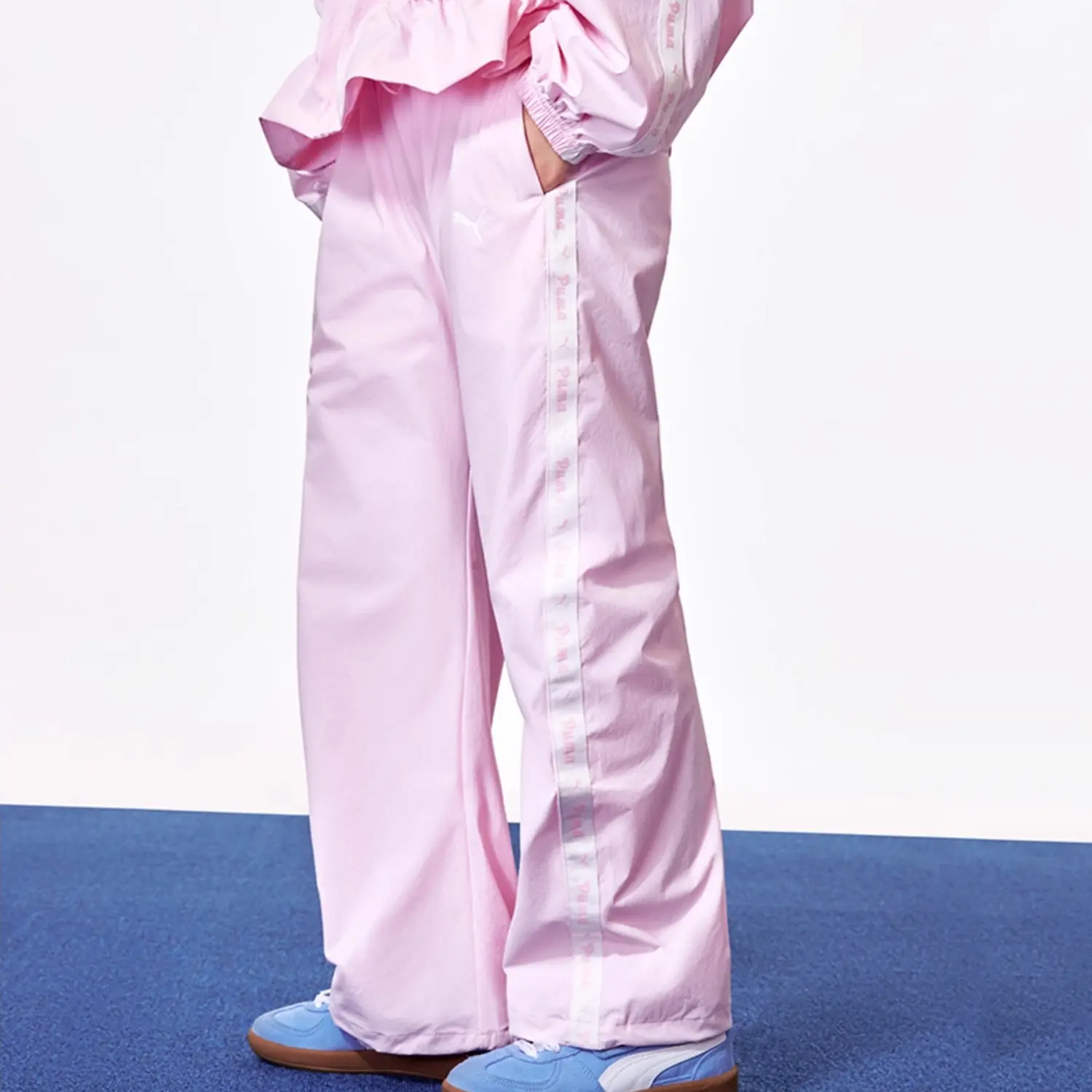 Детские брюки Sportstyle Series Kids' PUMA, розовый — фото 3