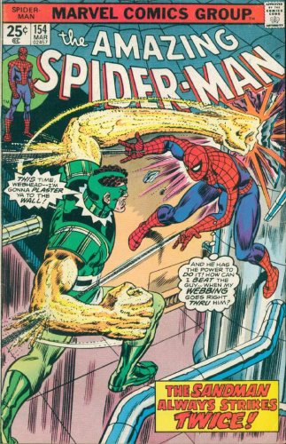 

Marvel The Amazing Spider-Man (Vol. 1 No. 154, March 1976) (The Sandman Always Strikes Twice!) (Marvel Comics)