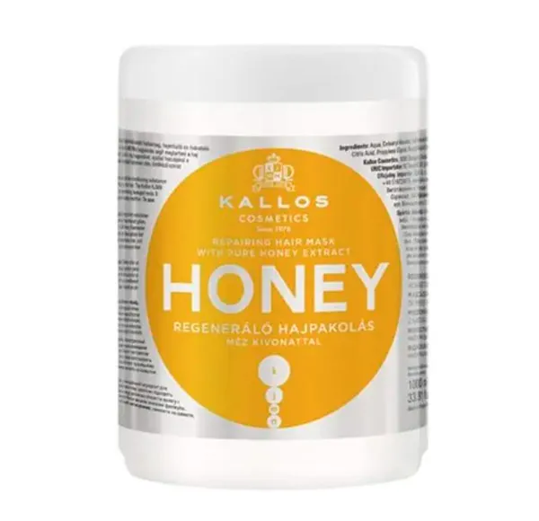 

Питательная маска для волос Honey Kallos, 1.000 ml