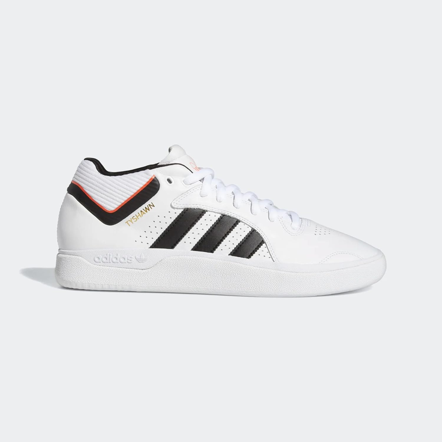 Мужские кроссовки для скейтбординга Adidas Tyshawn, белый/черный — фото 2