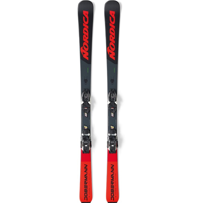 

Детские лыжи Dobermann Combi Pro S + J7.0 FDT Nordica, black/red, Черный, Детские лыжи Dobermann Combi Pro S + J7.0 FDT Nordica, black/red