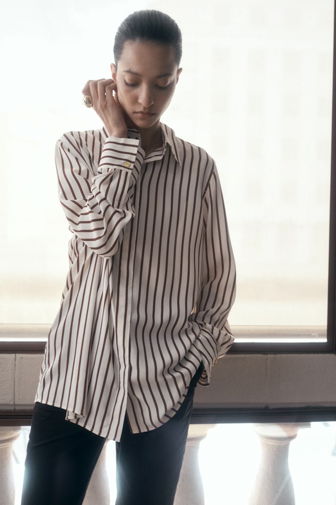 

Креповая блузка H&M, мультиколор