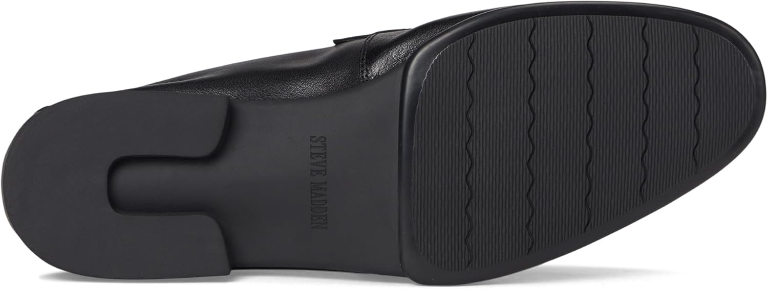 Мужские лоферы Steve Madden Belleaire с монетницей, черный — фото 4