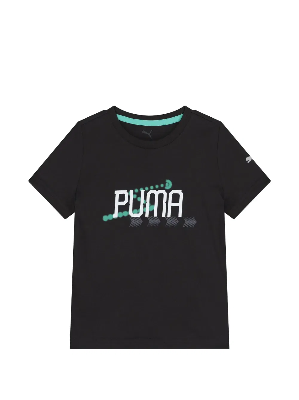Футболка с логотипом Puma Kids, черный