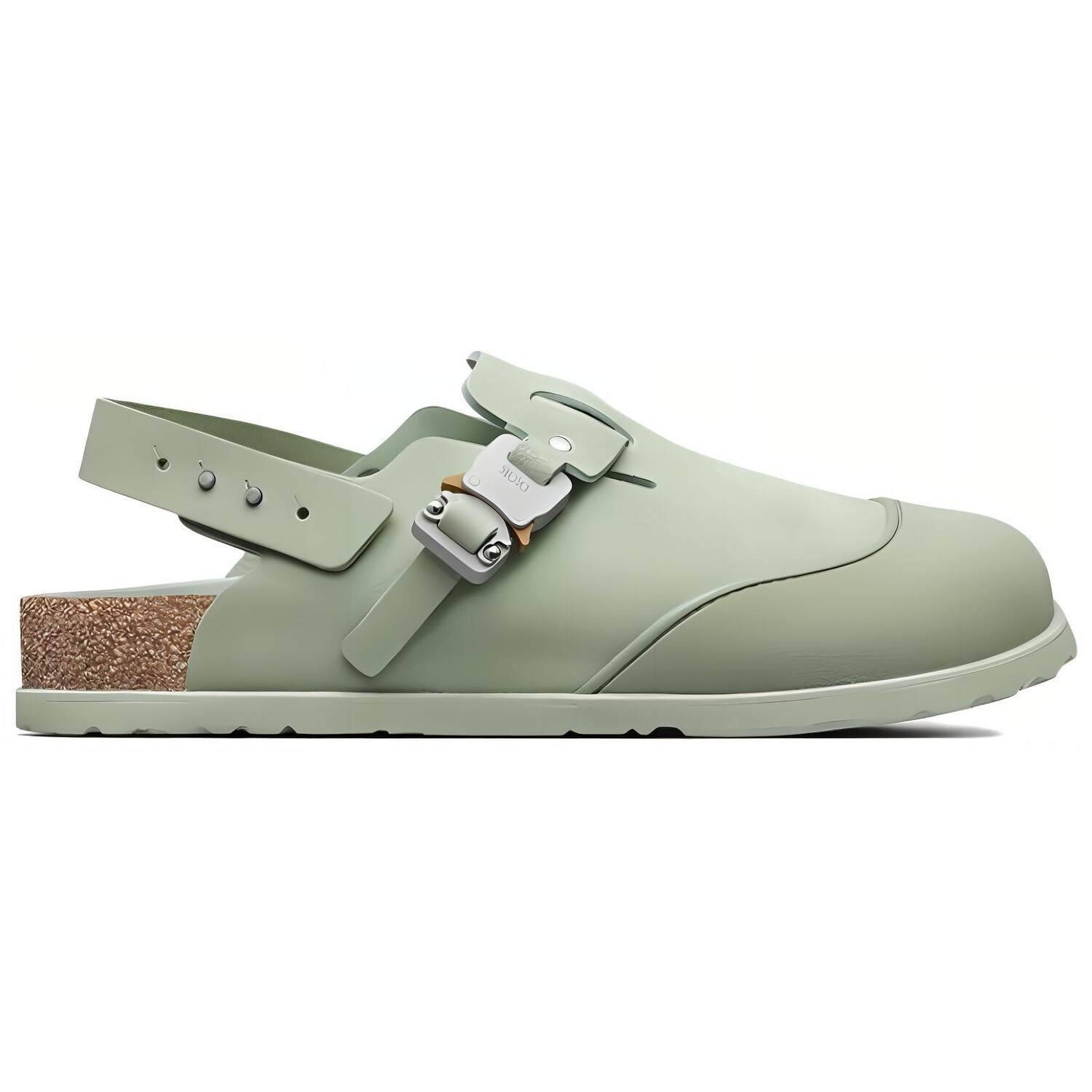 Туфли-мулы Tokio из телячьей кожи пастельного зеленого цвета от Birkenstock Dior — фото 2