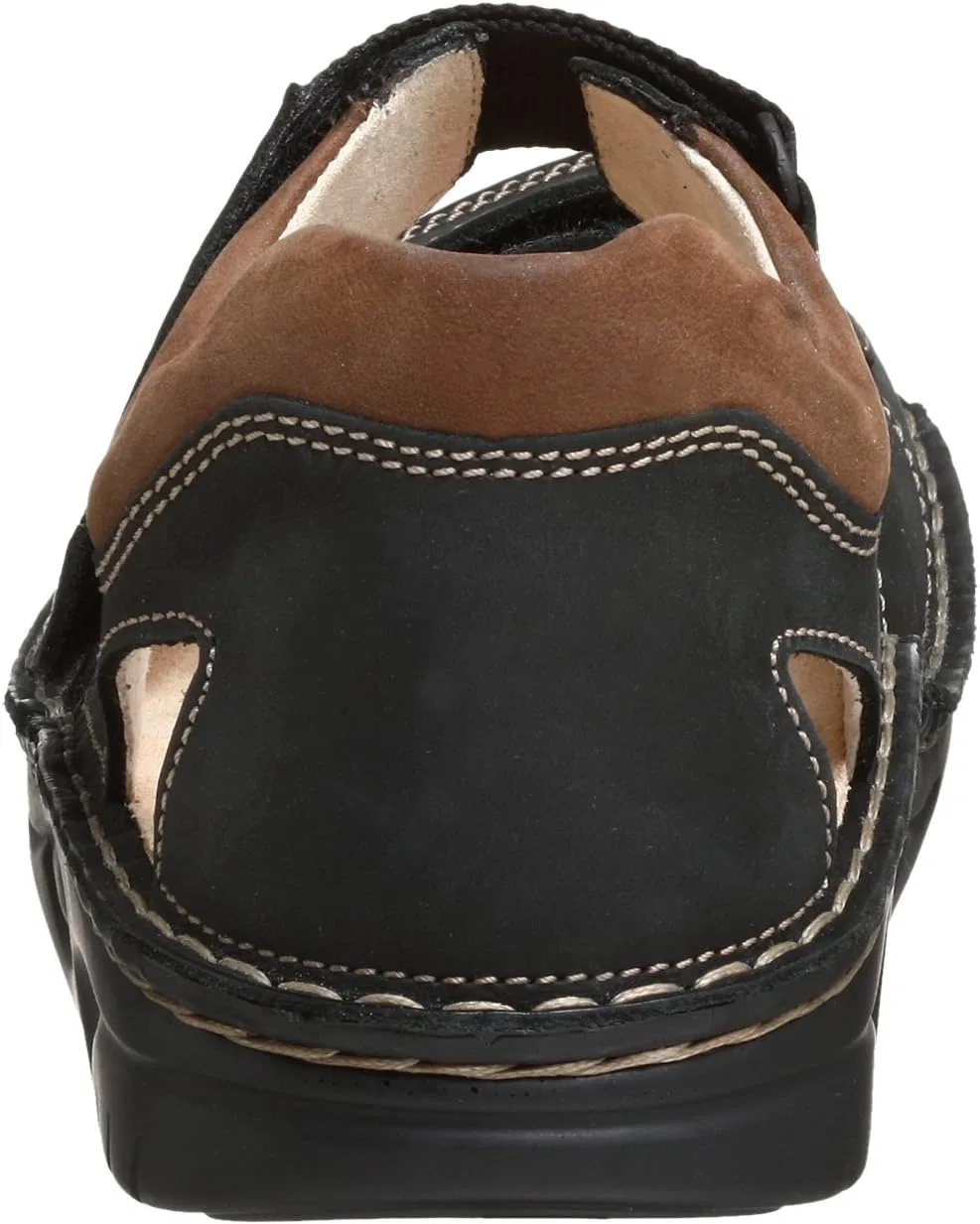 Сандалии Finn Comfort, Black/Havana Leather — фото 3