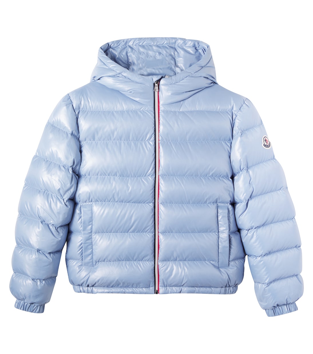 

Пуховик Auber Moncler Enfant, светло-синий