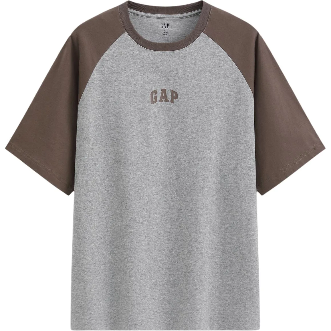 Футболка унисекс с круглым вырезом GAP, Umber