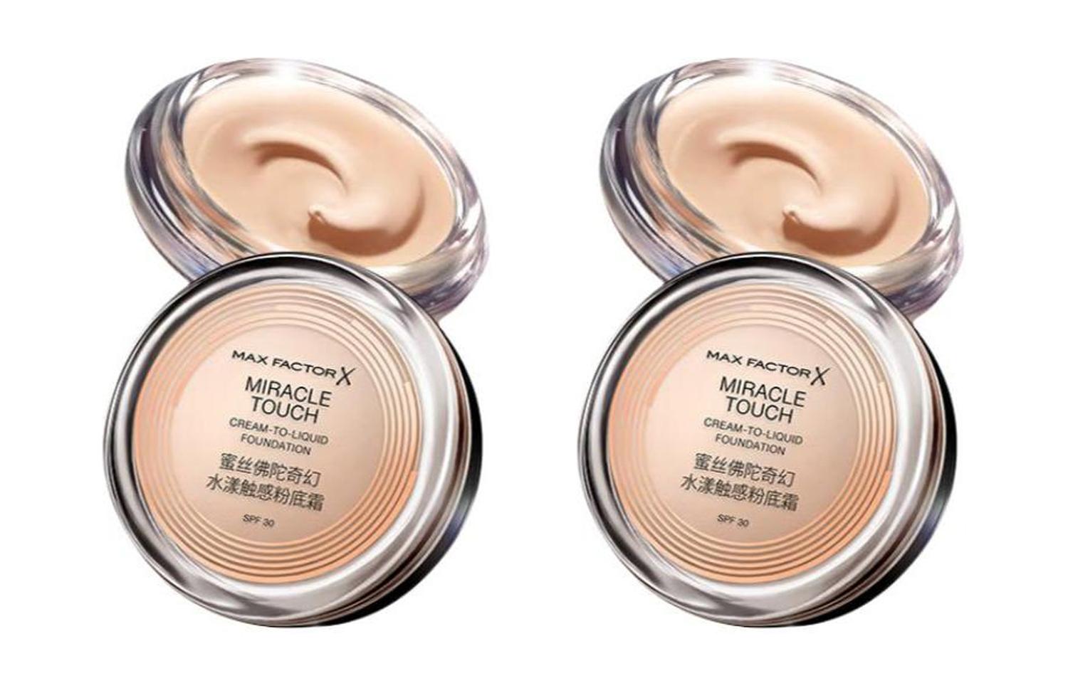

Крем-тональная основа Water Ripple Touch Foundation Poreless Correcting Skin Tone Setting 11.5g/11.5g*2/11.5g*3 Max Factor