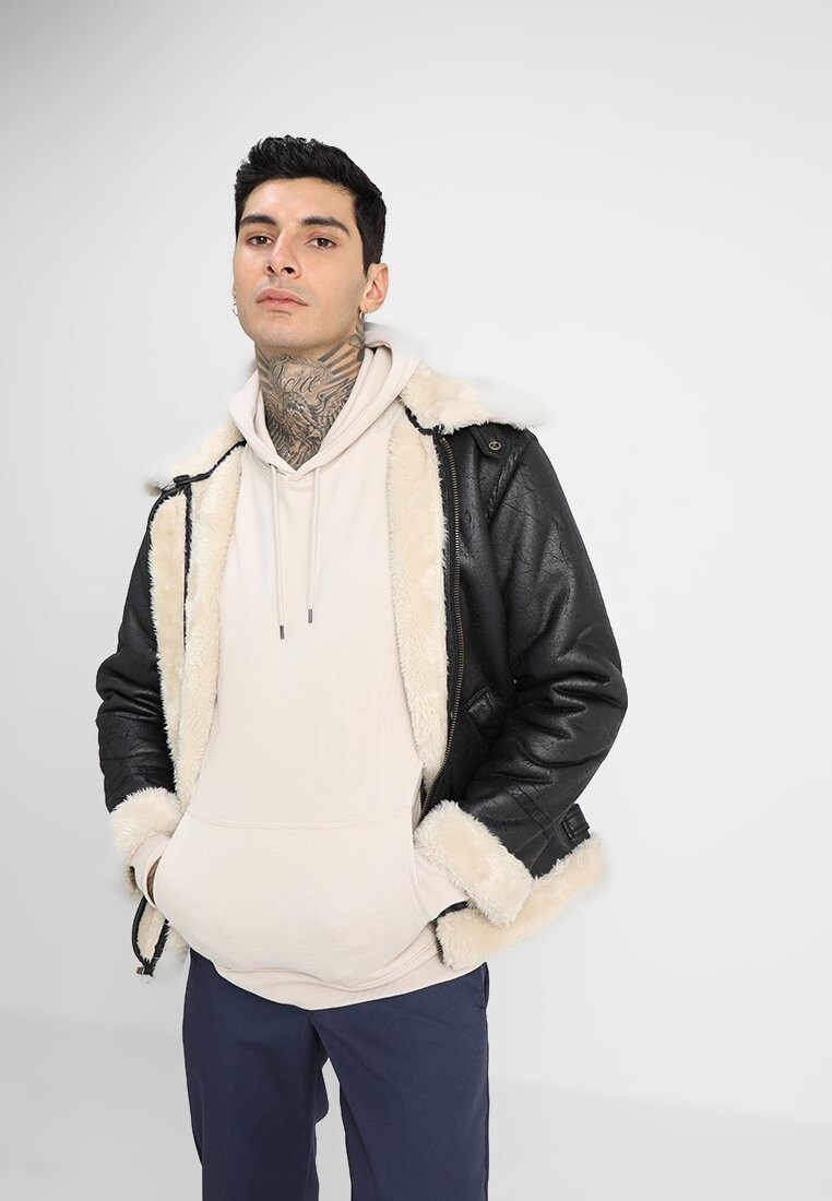 

Куртка из искусственной кожи Alpha Industries, цвет Black