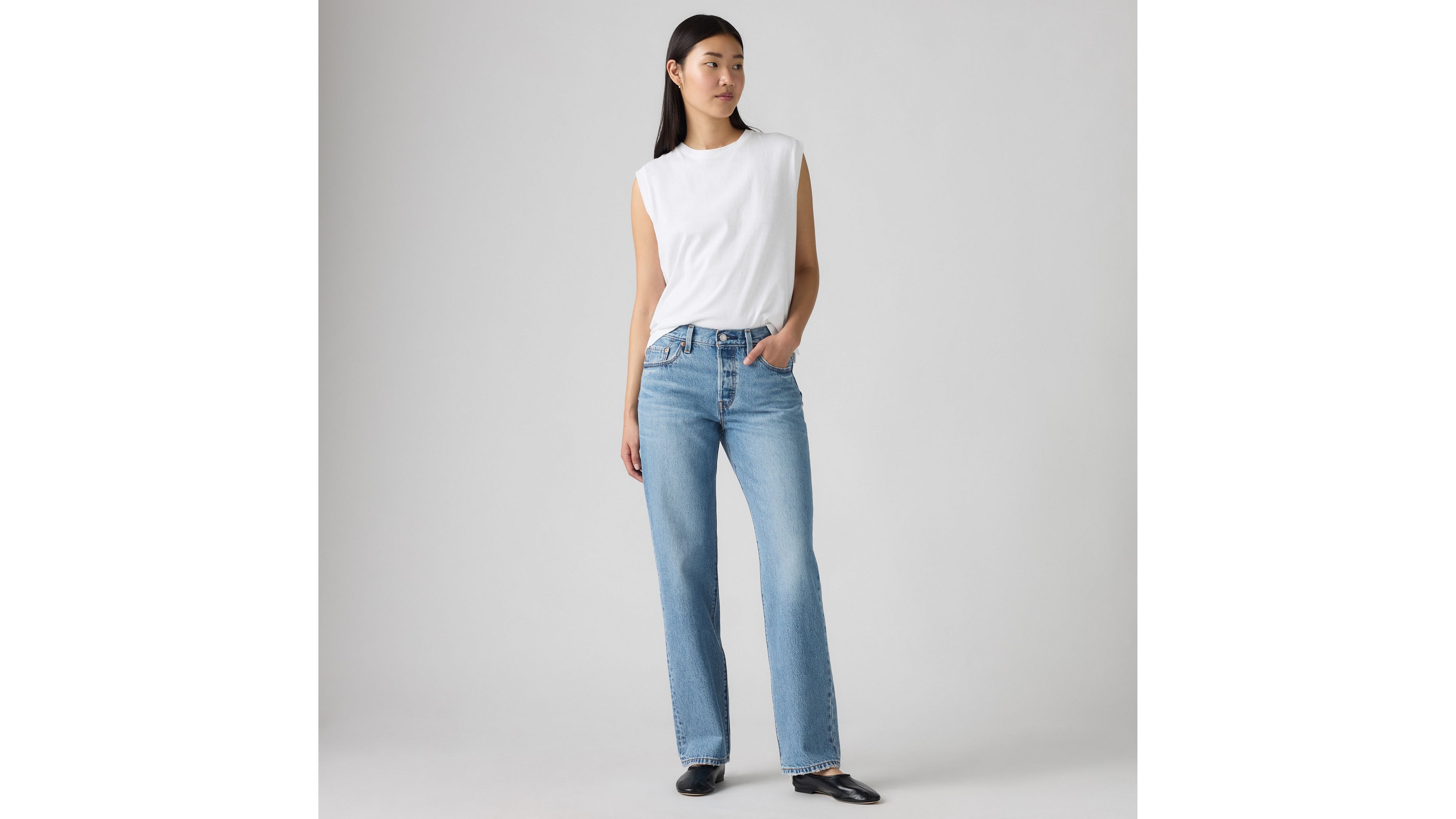 

Женские джинсы 501 90-х годов Levi's, In Love With You - Medium Wash