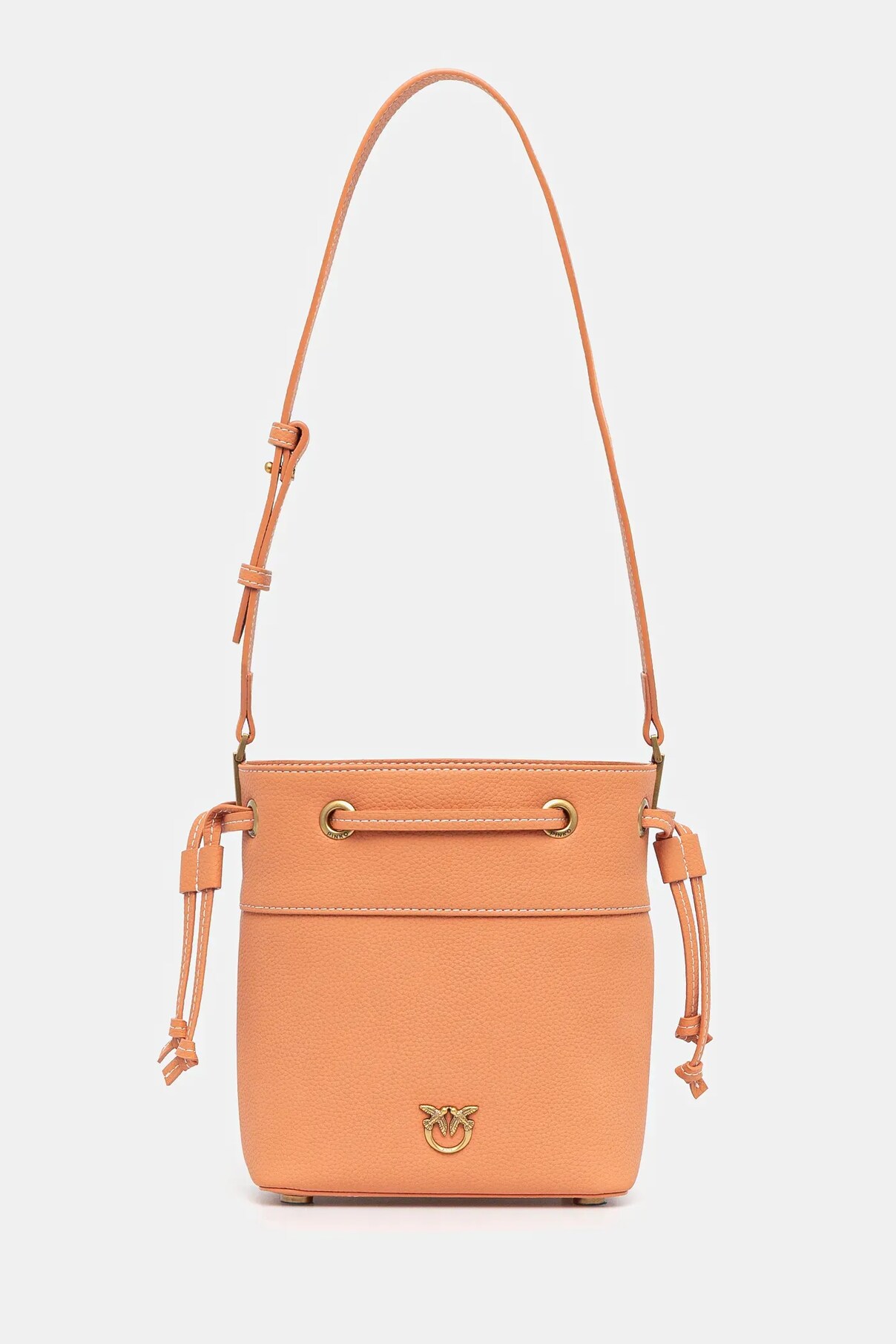 

Сумочка из кожи Pinko, оранжевый
