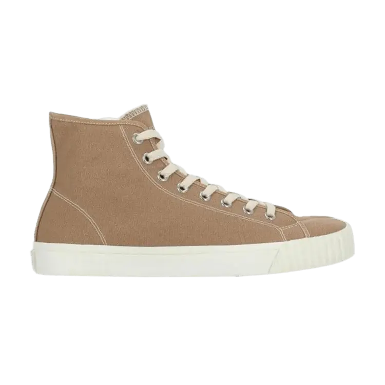 Кроссовки Maison Margiela Wmns Tabi Canvas High Coffee, кремовый