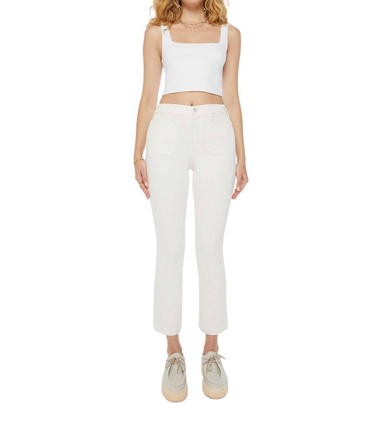 

Джинсы Hustler Patch Pocket Flood в цвете Cream Puffs Mother