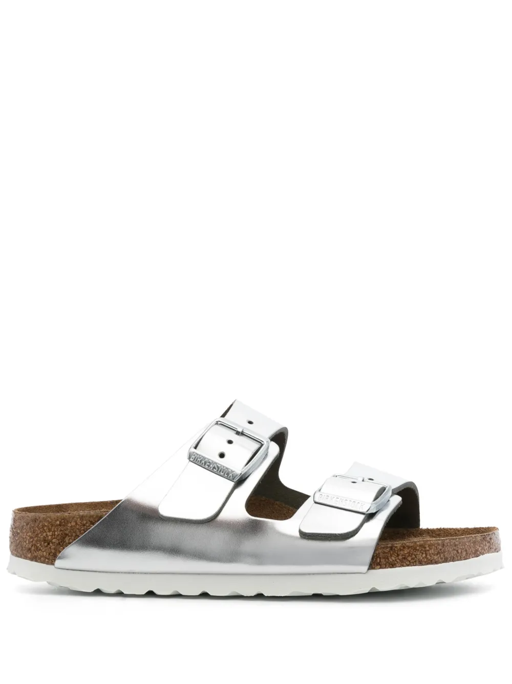 Шлепанцы с эффектом металлик BIRKENSTOCK