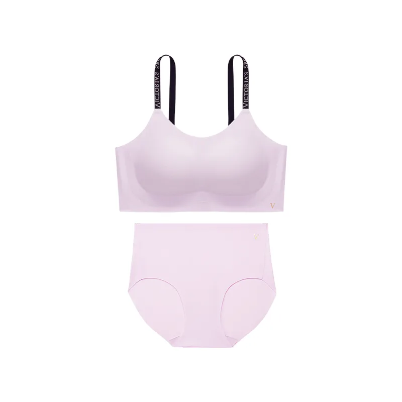 Комплект нижнего белья Women's Victoria's Secret, розовый leopard print bra+розовый underpants-classic strap style — фото 3