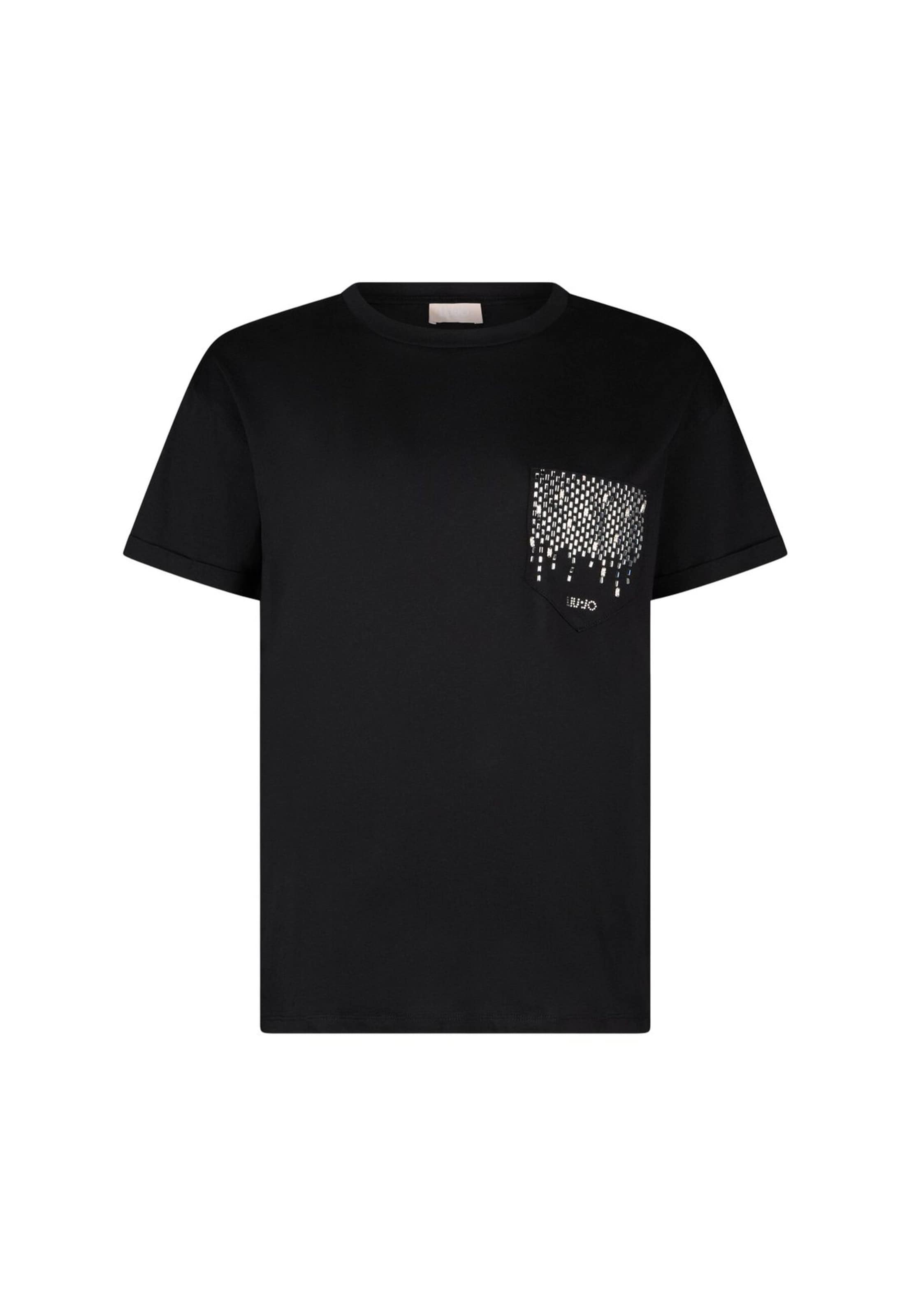 

Liu Jo Футболка в черном цвете, Черный, Liu Jo Футболка в черном цвете