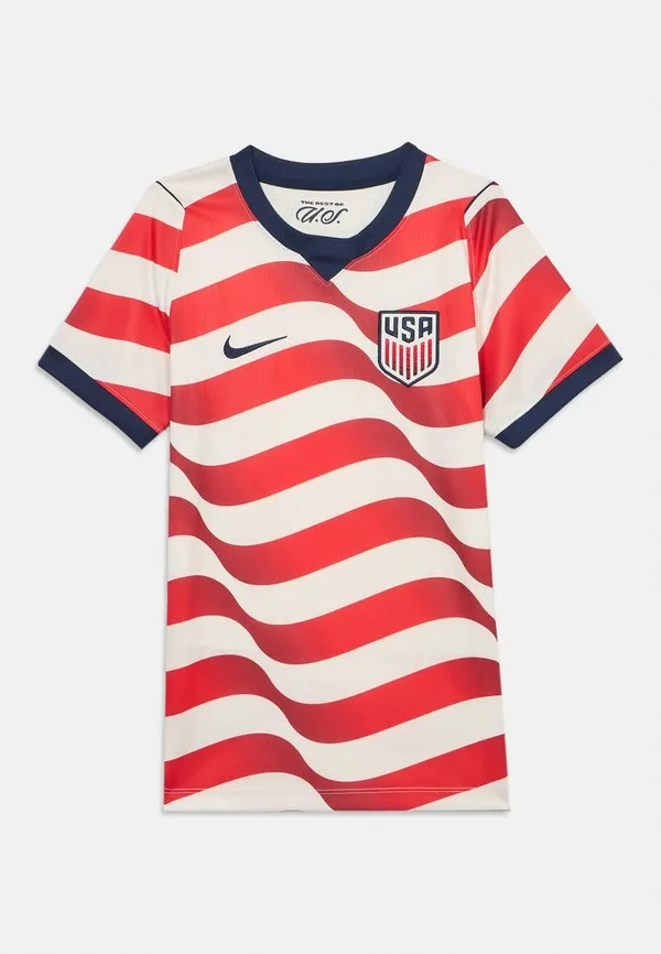 Домашняя спортивная футболка сборной сша Nike Performance, Sail/Midnight Navy — фото 3
