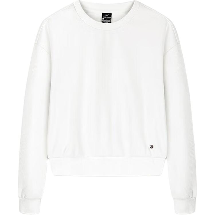 

361° Свитшот женский Feather White с круглым вырезом утолщенный Regular