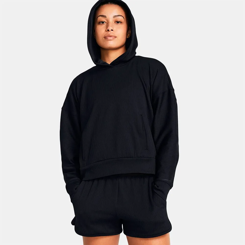 

Худи Under Armour Journey Rib Oversized, черный