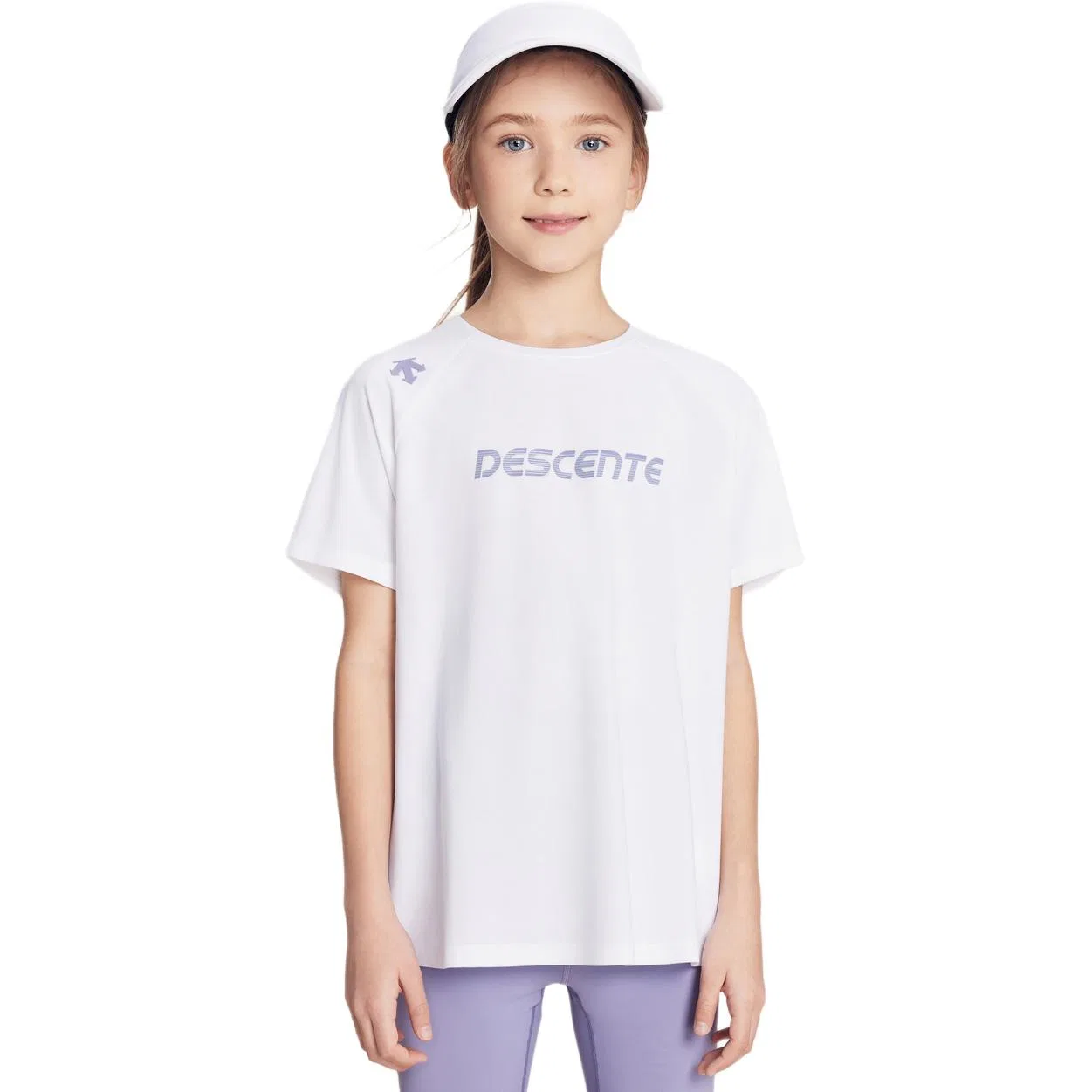 Футболка тренировочная Descente Teenagers белая