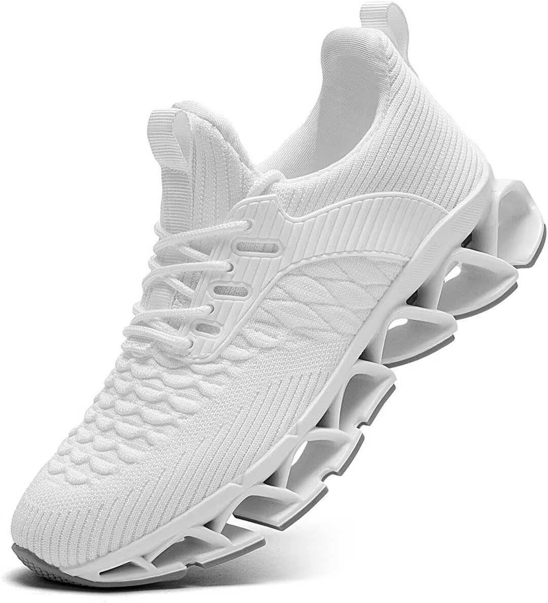 

Мужские слипоны для ходьбы и бега, теннисные кроссовки Blade, повседневные модные кроссовки, удобные, с противоскользящей подошвой, для работы, спорта и тренировок Hetohec, белый