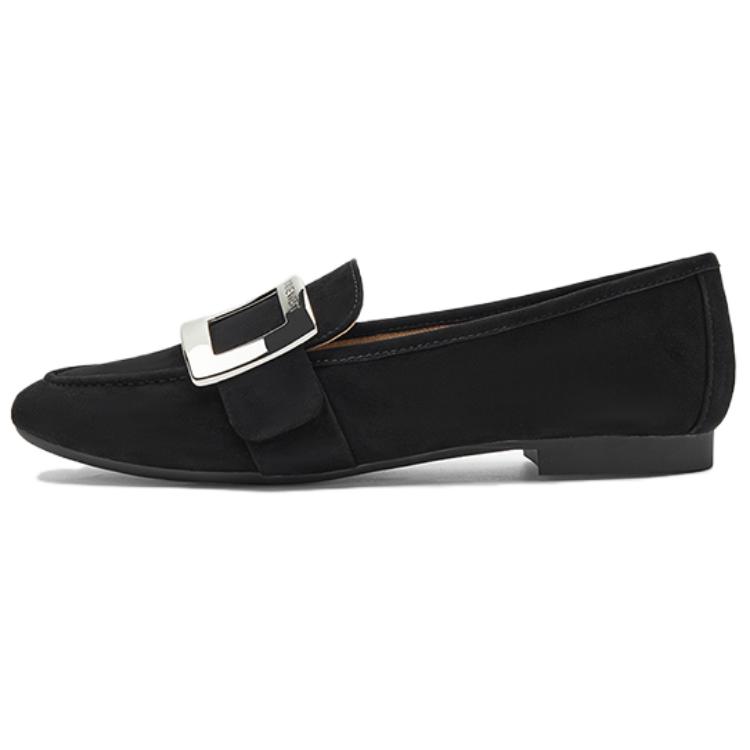 NINE WEST Женские лоферы черно-светло-коричневые, цвет Light Brown — фото 3