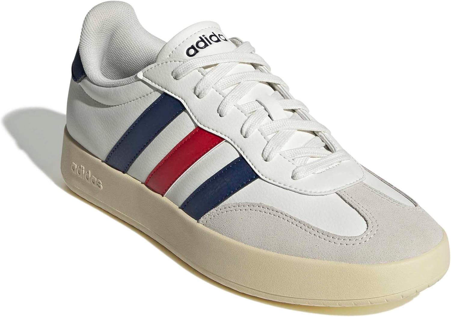 Мужские модные кроссовки Adidas Barreda, белый/синий/светло-белый/алый — фото 4