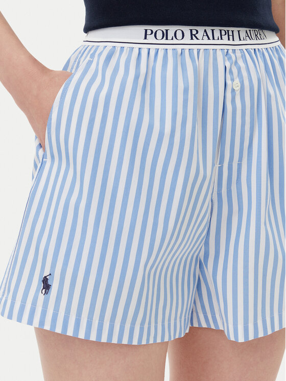 Пижамные шорты обычного кроя 4P7015 Polo Ralph Lauren, синий — фото 3