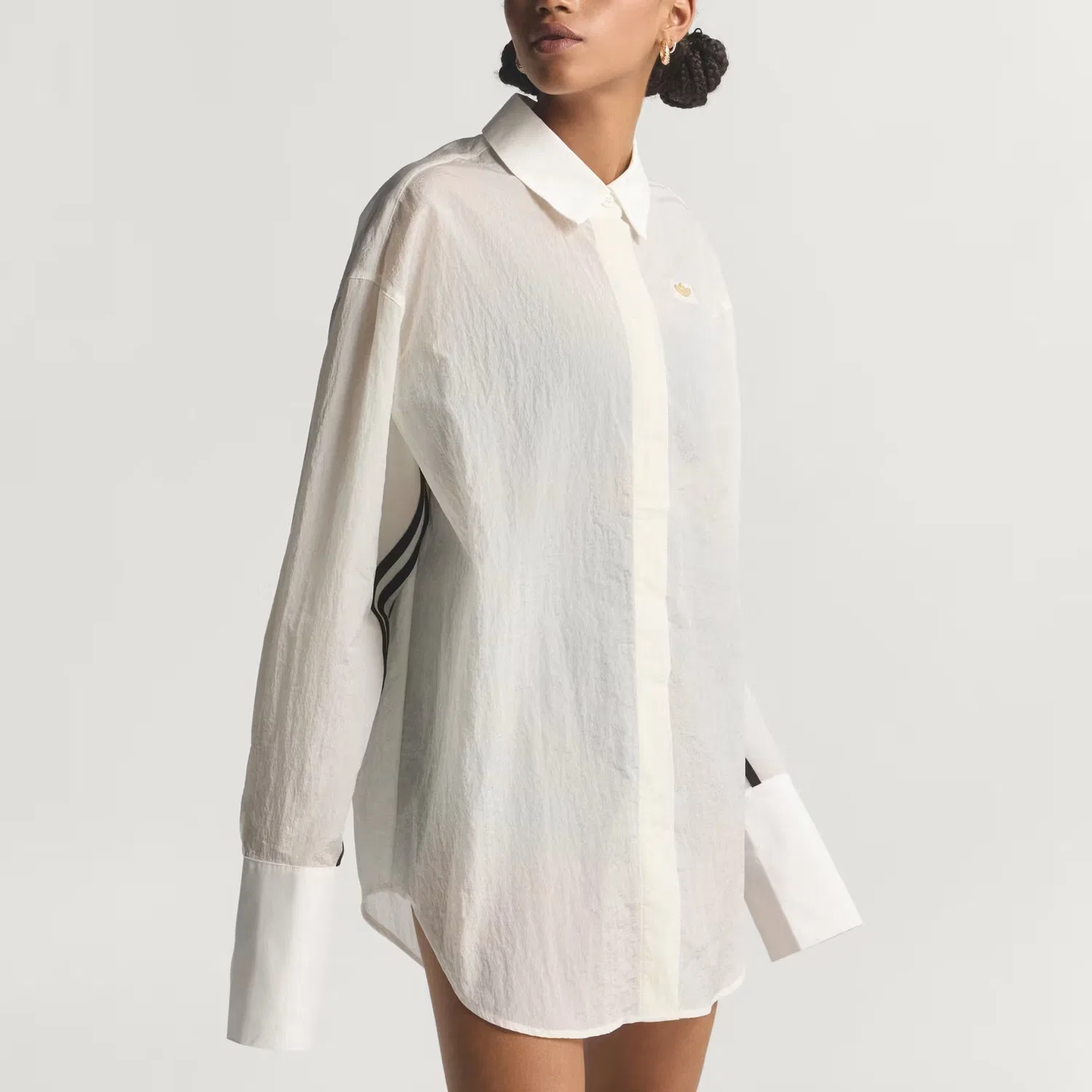 Платье женское FW25 Terrace Long Sleeved Adidas Originals, Ecru — фото 3