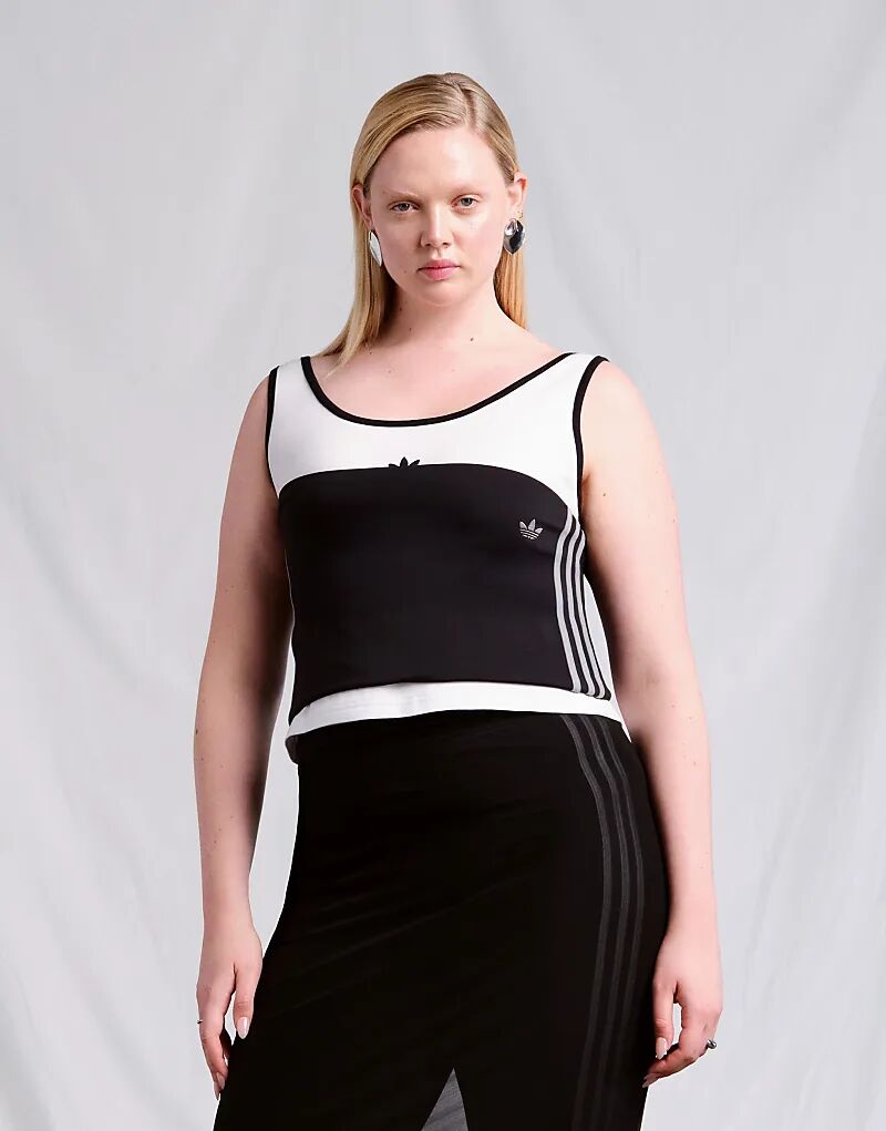 

Топ-бандо adidas Originals x ASOS черного цвета