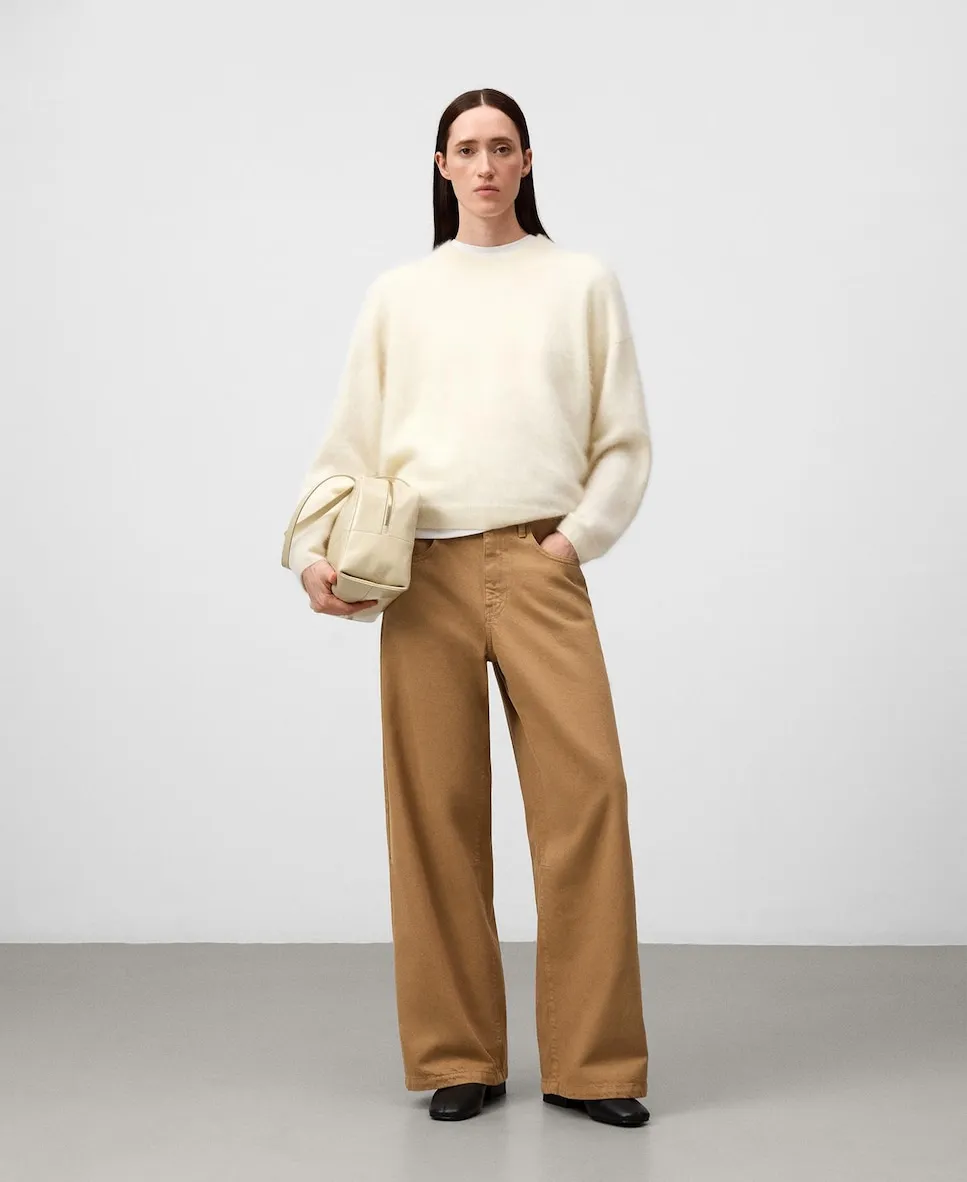 

Женские джинсы прямого кроя Barrel Fit Adolfo Dominguez, песочный