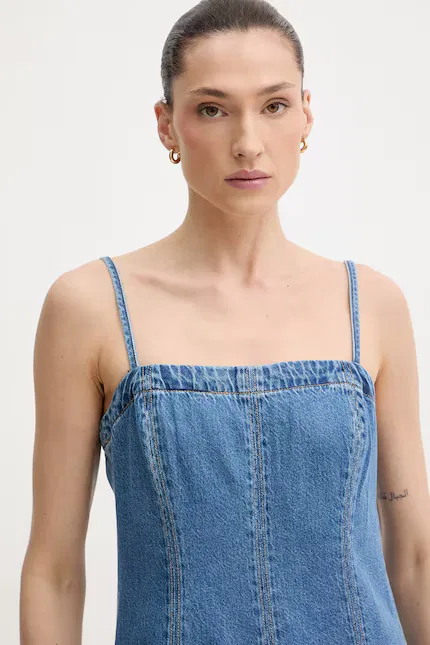 Платье джинсовое Denim Godet Levi's, синий — фото 4