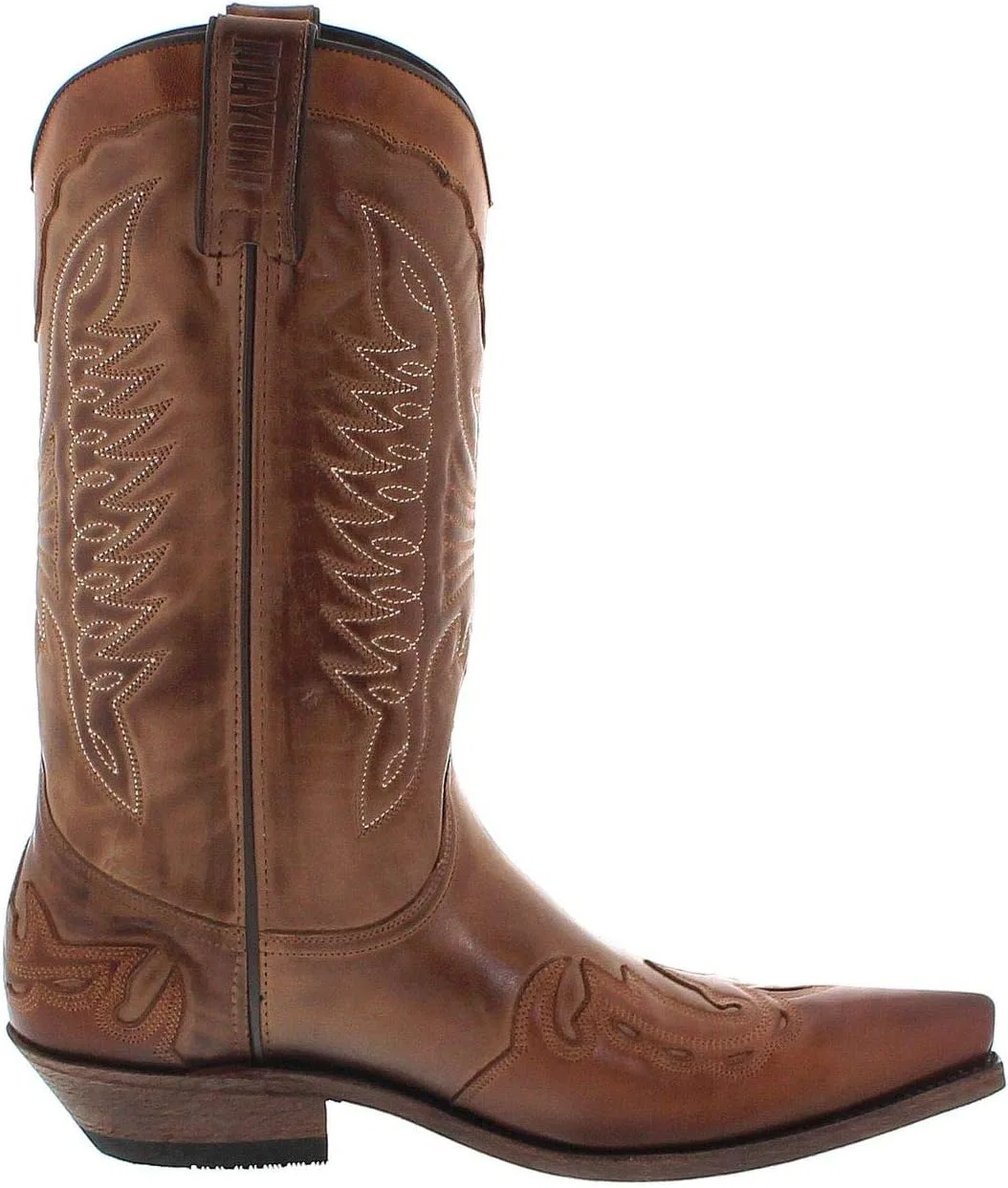 Mayura Boots Ковбойские ботинки Mayura, унисекс, MB017, бежевые, в стиле вестерн, кожаные ботинки, коричневые — фото 3