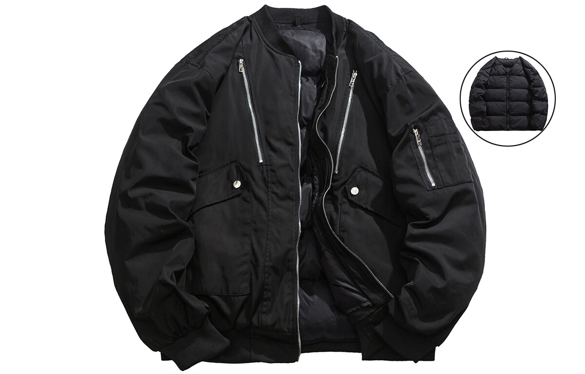 

MEIPIN TANG Пуховик унисекс, Черный (поставляется в подарочной коробке)