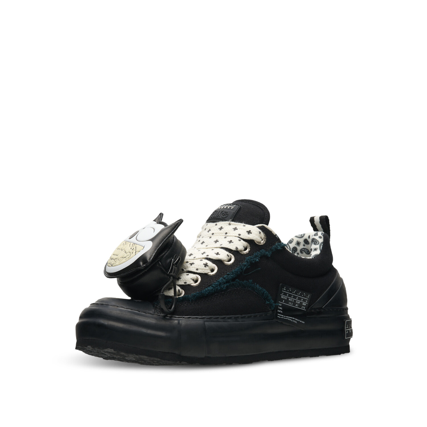 Кроссовки Ron English X Universal Studios X xVESSEL Skateboarding Shoes Unisex Low-top Black, черный — фото 4