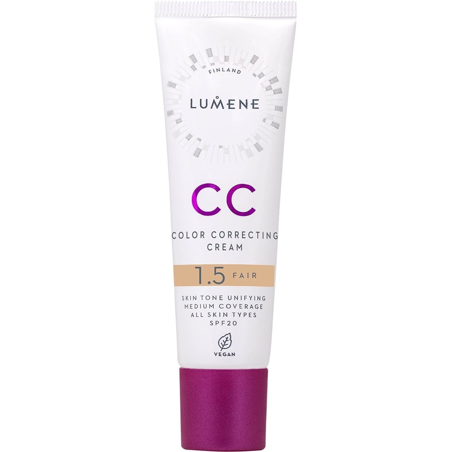 

Тональная основа Lumene CC Color Correcting Cream LSF 20, 1.5 Fair / 30 ml