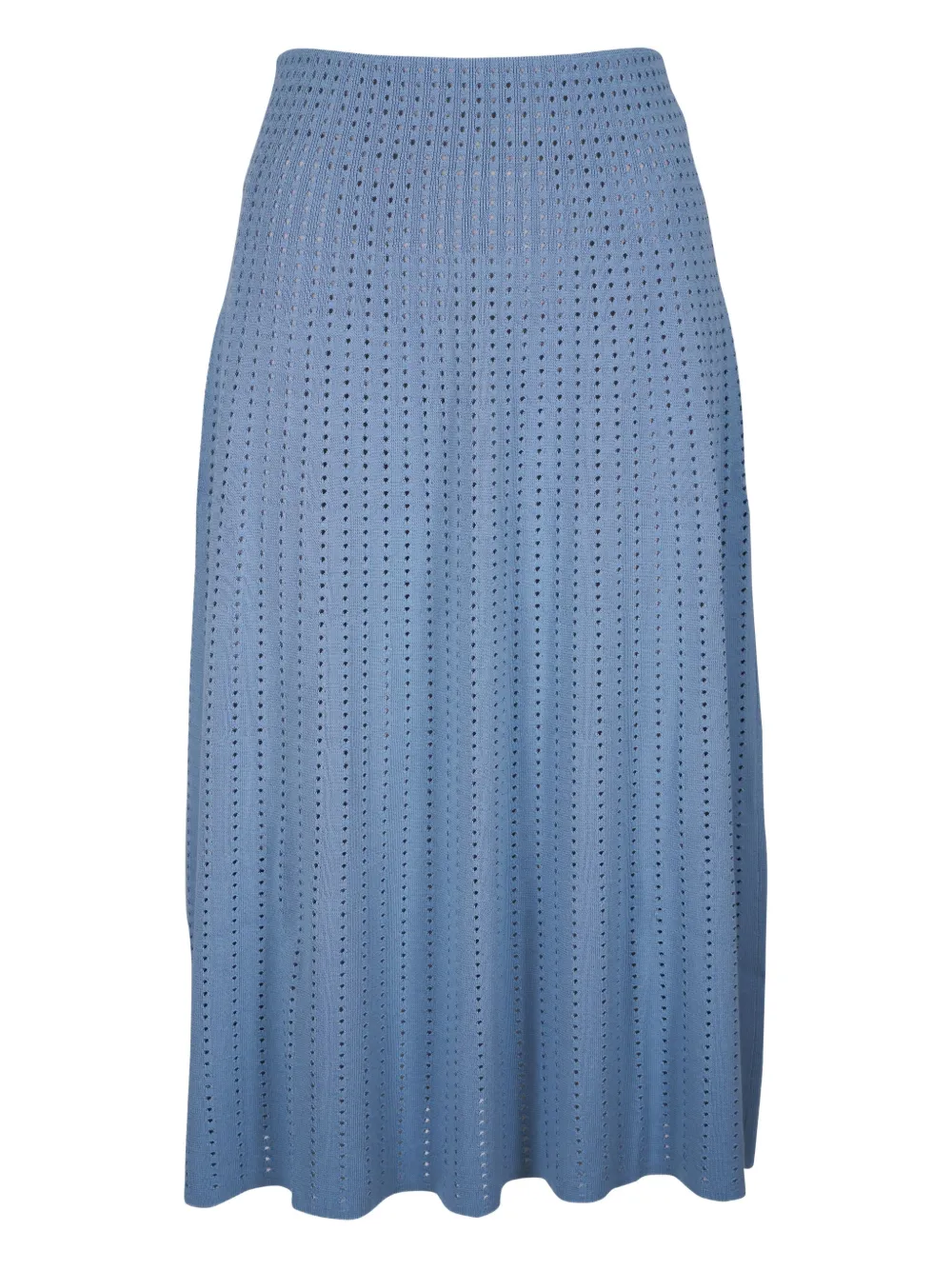 

Юбка ажурной вязки Lafayette 148, синий