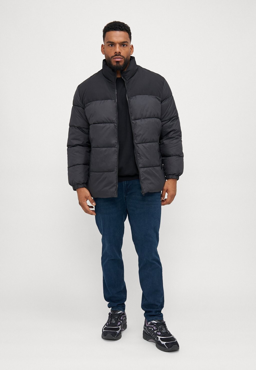 

Зимняя куртка JJMOON STAND COLLAR PUFFER Jack & Jones, черный
