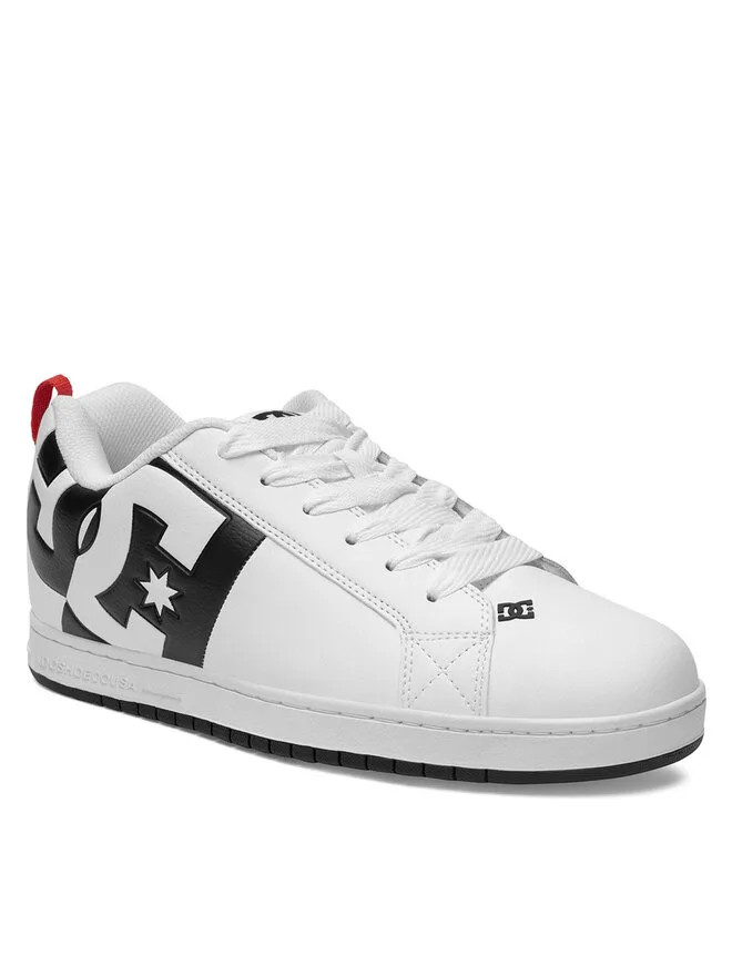 DC Shoes Кроссовки COURT GRAFFIK SQ ADYS100442-WLK белые — фото 2