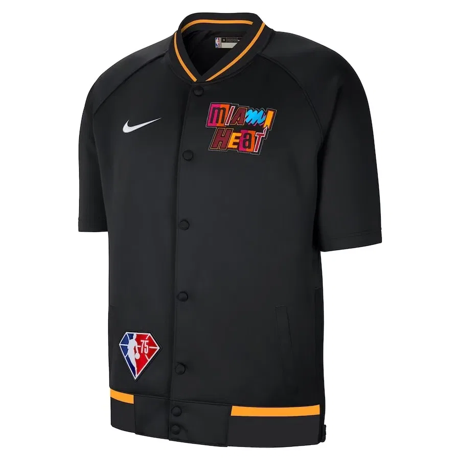 Куртка NBA Miami Heat Team Showtime унисекс, черная Nike, Black