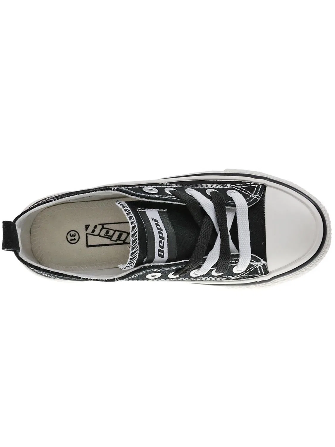 Кроссовки Beppi Canvas Shoe черного цвета — фото 3