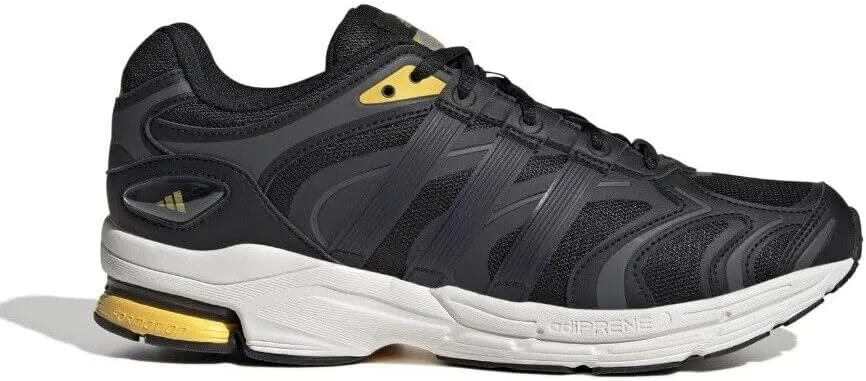 Кроссовки Adidas Spirit 2000 унисекс, черный/желтый — фото 2