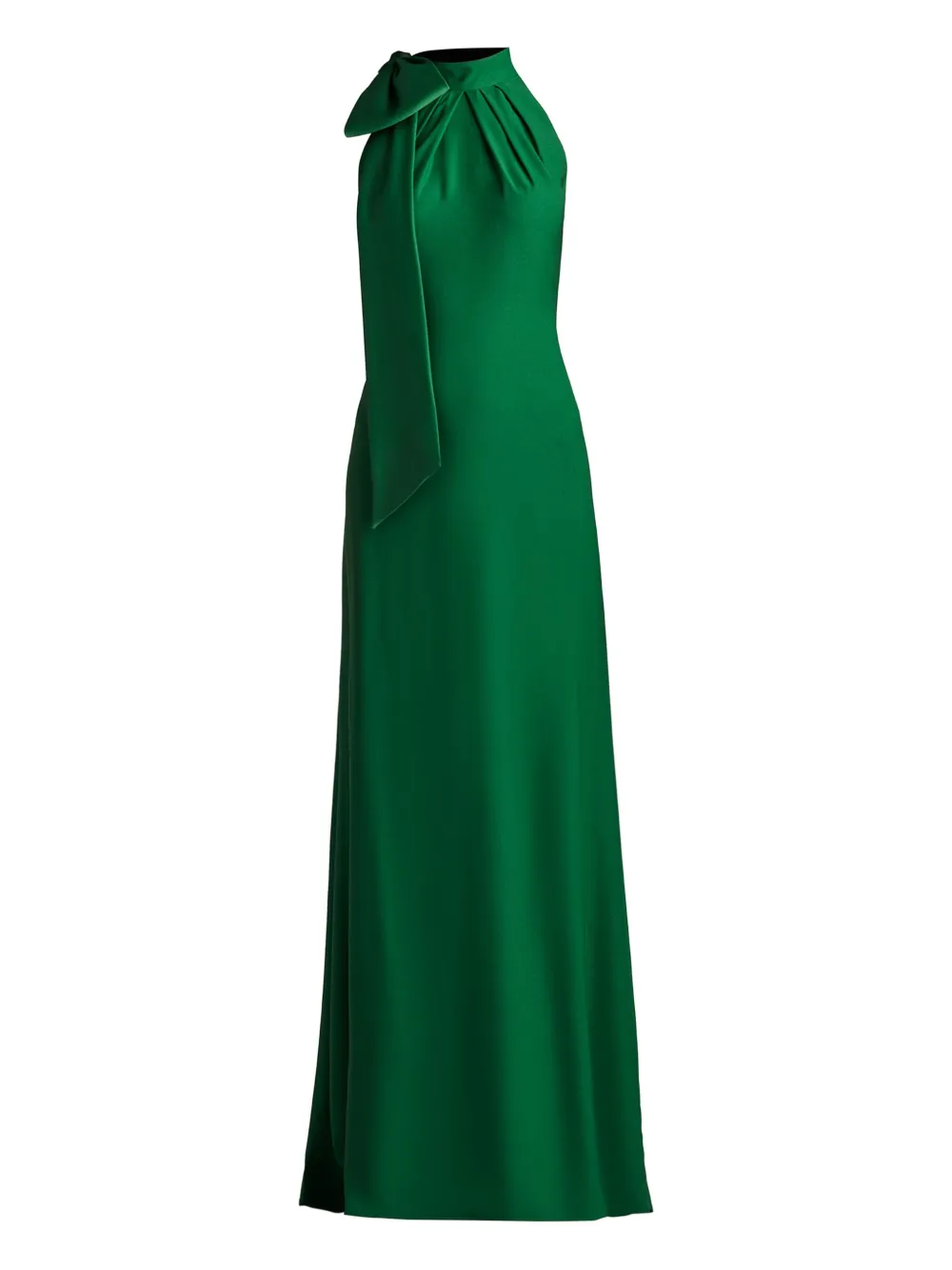 

Платье с бантом на шее Tadashi Shoji, зеленый