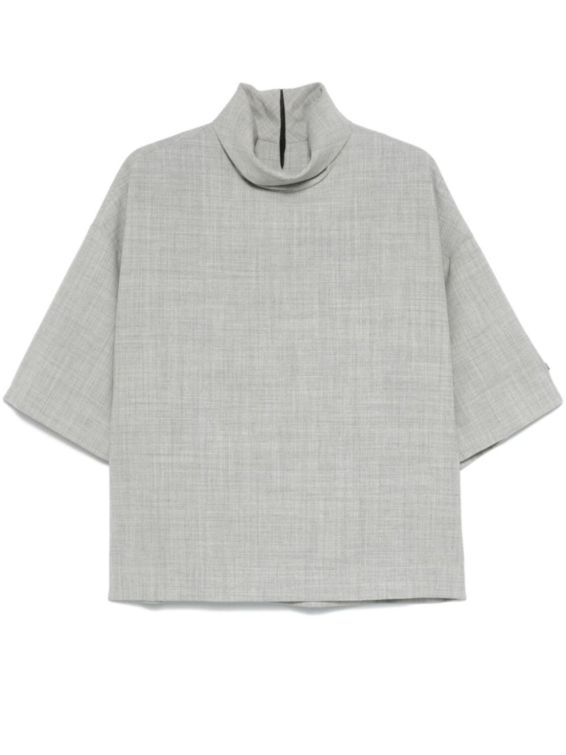 

Fear Of God рубашка с высоким воротником и короткими рукавами, серый