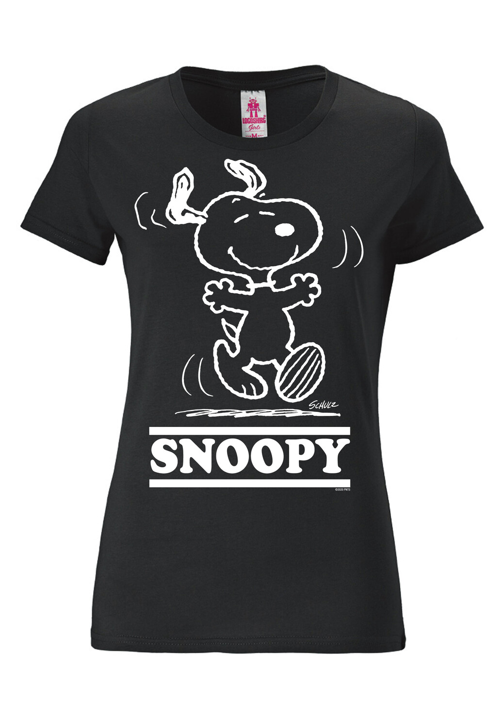 

Футболка Logoshirt Snoopy Happy, черный