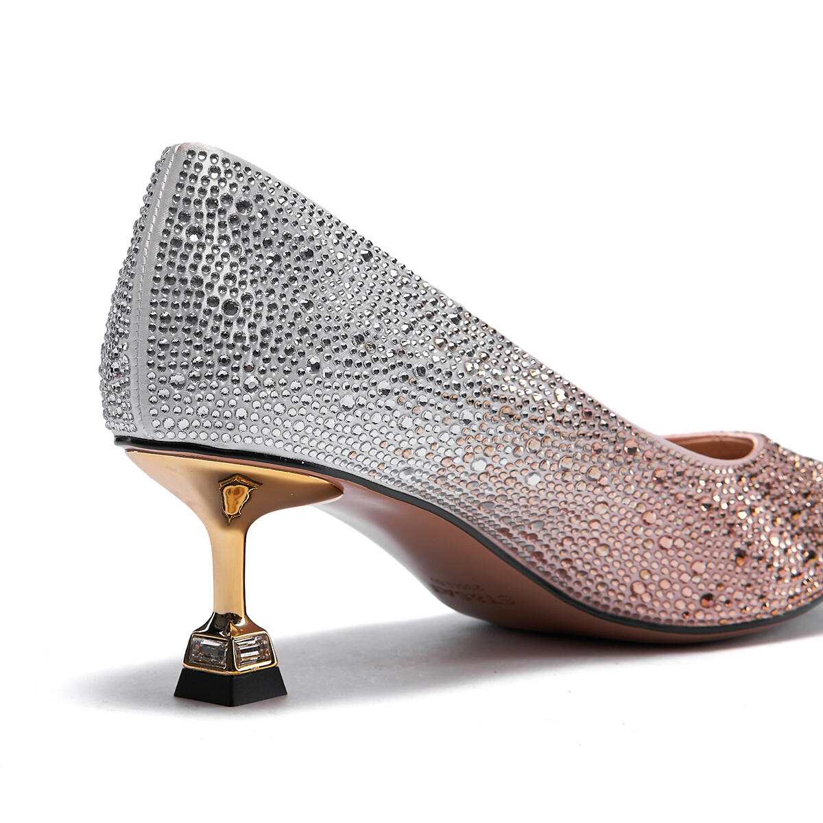 Туфли женские на высоком каблуке St&Sat, цвет Champagne Gold — фото 4
