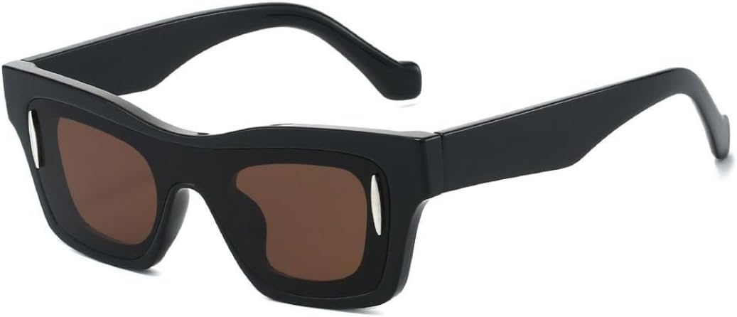 

Женские солнцезащитные очки класса люкс в стиле ретро с цельными линзами, мужские очки с леопардовым принтом и крупными заклепками, защита от УФ-излучения UV400 HHZZYVY, 25720-c2