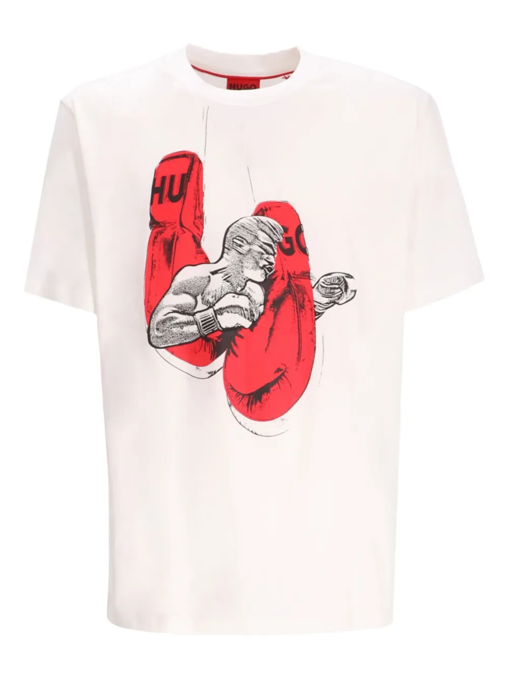 

Футболка с принтом Hugo, белый