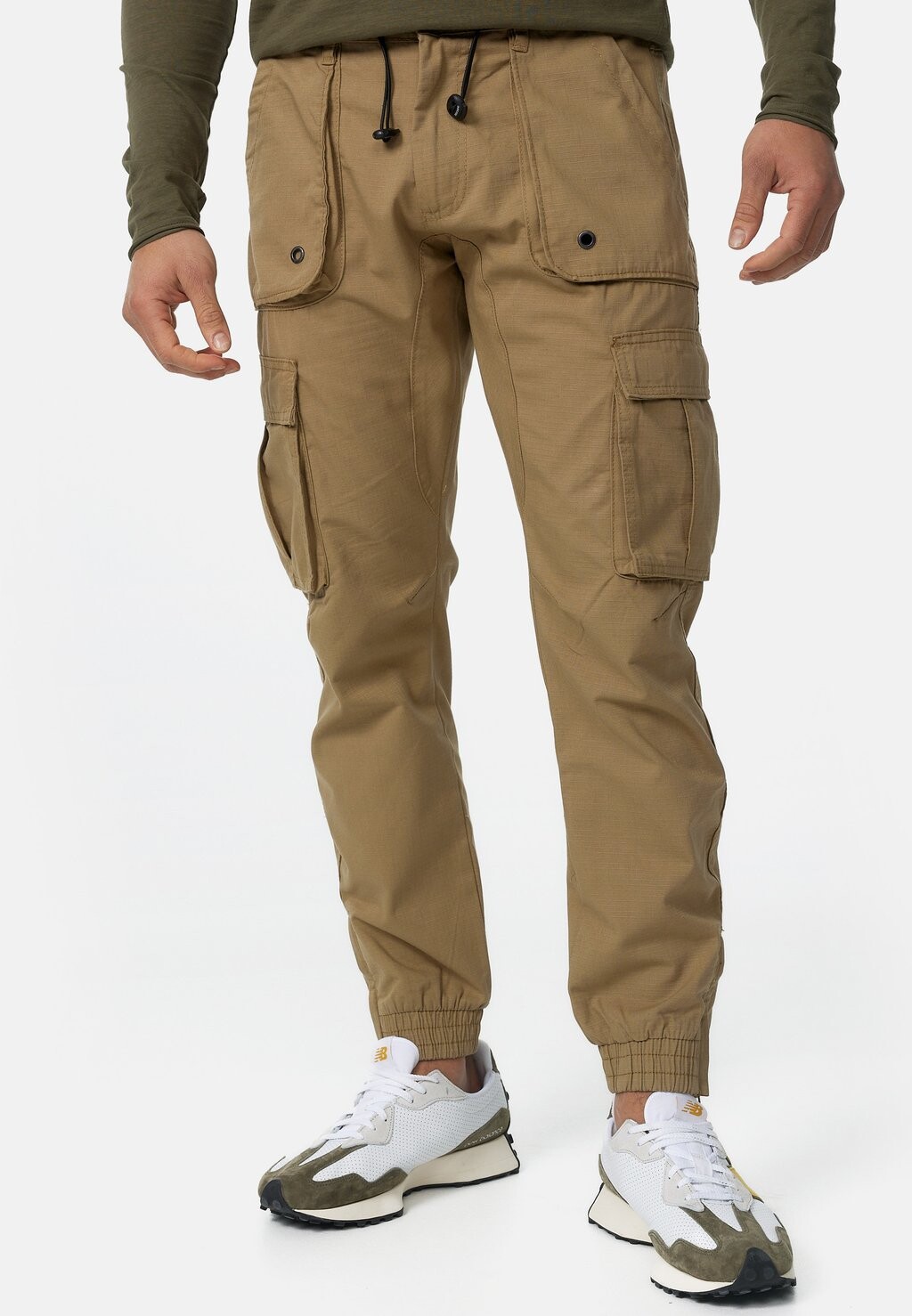 

Брюки-карго INDICODE JEANS, цвет amber